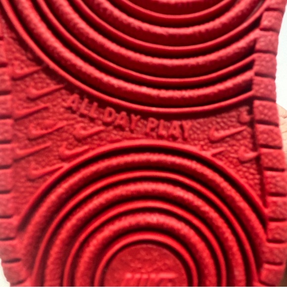 Nike Court Borough Low 2 Red Black Toddler Infant Sneakers Shoes Size 2C - Picture 8 of 16